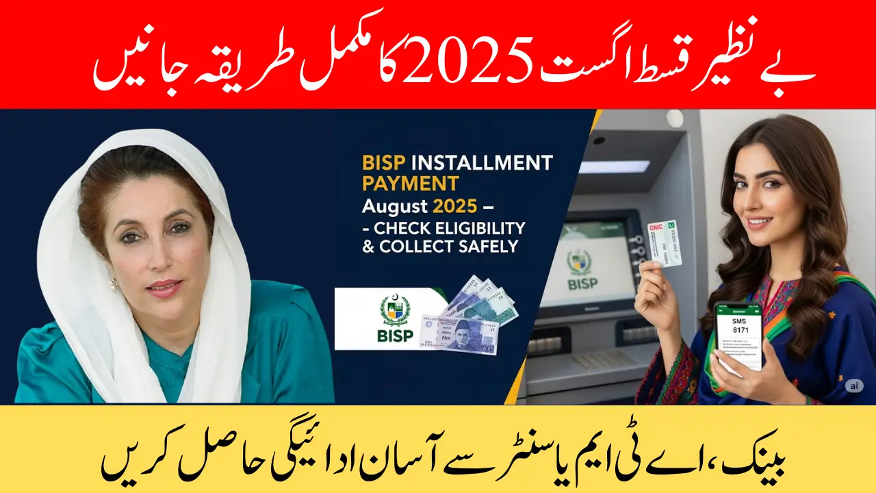 How to Easily Get Your BISP Installment Payment Details August 2025 Full Guide for Eligibility, Schedule & Collection