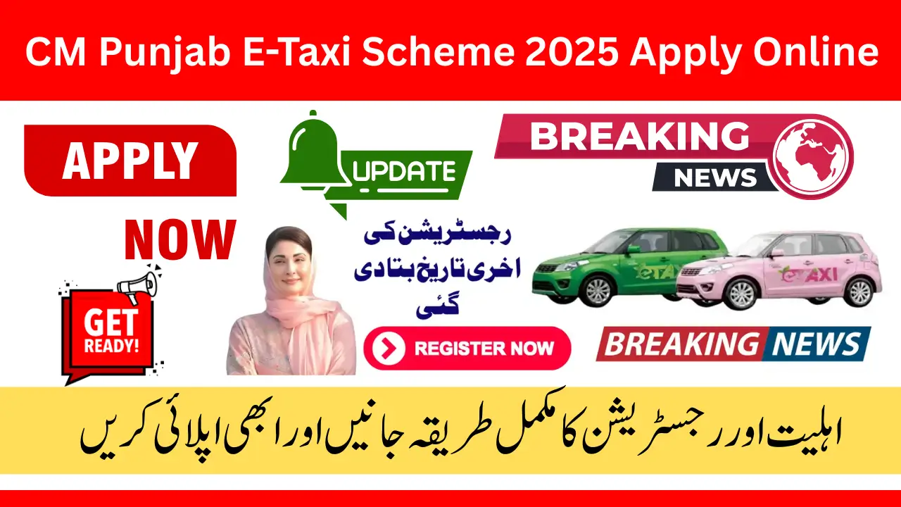 CM Punjab E Taxi Scheme 2025 Apply Online Full Details Eligibility And Registration Process