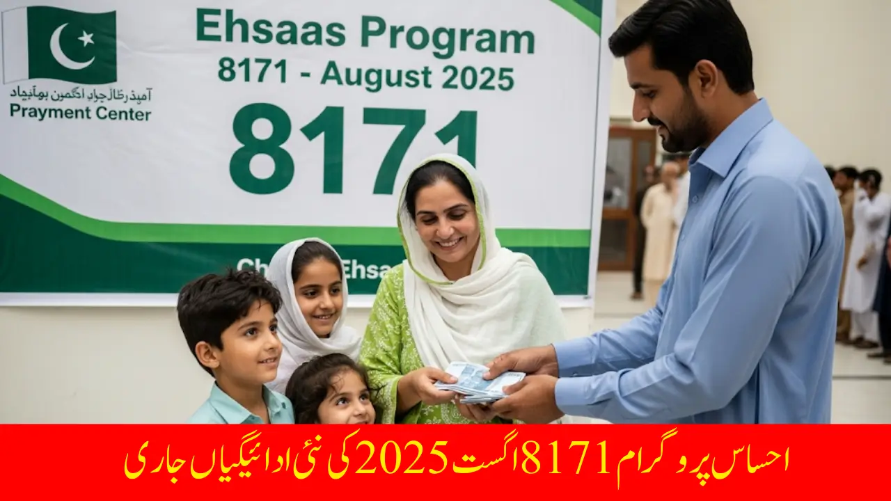 Ehsaas Program 8171 August 2025 Full Step By Step Guide for Registration and Payments